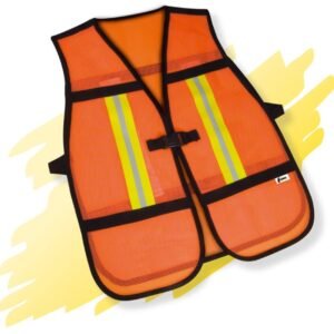 CHALECO DE MALLA CON NARANJA, MARCA CABEL, MODELO 03-0603-0102-02