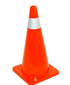 CONO DE TRAFICO DE 71 CENTIMETROS, MARCA CABEL, MODELO 03-0702-0102-00