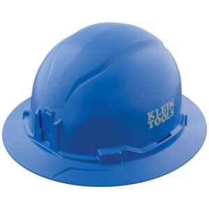 CASCO SIN VENTILACION, ALA COMPLETA, COLOR AZUL, MARCA KLEIN TOOLS, MODELO 60249