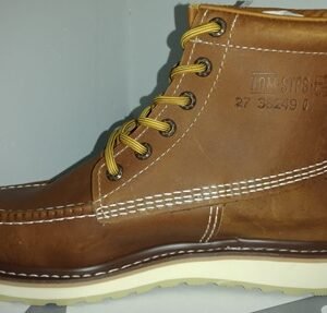 CALZADO BORCEGUI RESISTENTE A LO SOLVENTE 15B-A021 COLOR ROBLE, TALLA 28 / 10, MARCA MG SHOES