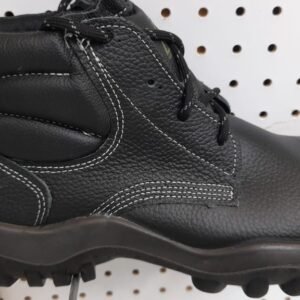 BOTA DE AMARRAR EN CUERO NEGRO, PUNTERA DE COMPOCITE, DIELECTRICO TALLA #9, MARCA SAFETLINE, MODELO 4857AC/EL/HT