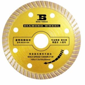 DISCO PARA CORTE DE CERAMICA O CONCRETO DE 4-1/2", DIAMANTADO, MARCA BOSI TOOLS, MODELO BS301104