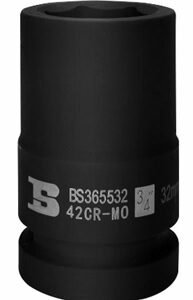 CUBO DE IMPACTO DE 30MM Y 6 LADOS DE 3/4", MARCA BOSI TOOLS, MODELO BS365530