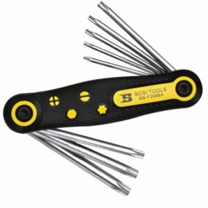 JUEGO DE LLAVES HEXAGONALES (ALLEN) TORX DE 8 PIEZAS, BOSI TOOLS, BS420981