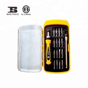 JUEGO DE DESTORNILLADORES DE PRECISION DE 18 PIEZAS, MARCA BOSI TOOLS, MODELO BS463018