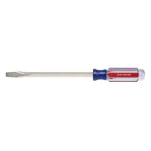 DESTORNILLADOR PLANO ACETATO ESTANDAR BARRA CUADRADA, DE 8", MARCA CRAFTSMAN, MODELO CMHT65026