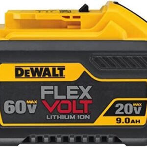 BATERIA 9.0 AH, FLEXVOLT, 20/60V, MARCA DEWALT, MODELO DCB609