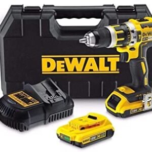 KIT DE TALADRO PERCUTOR/ATORNILLADOR INALAMBRICIO 1/2" 20V, 300W, MARCA DEWALT, MODELO DCD796D2-B3: 2 BAT 2AH + CARG + ESTUCHE
