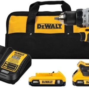KIT DE TALADRO/ATORNILLADOR INALAMBRICO DE 1/2" 20V, 300W, MARCA DEWALT, MODELO DCD800D2: 2 BAT 2AH + CARG + BOLSO