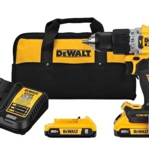 KIT DE TALADRO PERCUTOR/ATORNILLADOR DE 1/2", 300W, MARCA DEWALT, MODELO DCD805D2-B3: 2 BAT 2 AH + CARG+ BOLSO