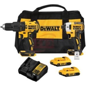 KIT DE TALADRO ROTACIONAL Y PERCUTOR, MARCA DEWALT, MODELO DCK223D2-B3/OBSOLETO