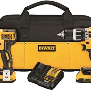 KIT TALADRO PERCUTOR + TALADRO ATORNILLADOR INALAMBRICO, MARCA DEWALT, MODELO DCK287D2/OBSOLETO