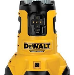 LUZ DE AREA LED 20V, 20.7"X31.1"X20.7", ELECTRICA E INALAMBRICA, 7000 LUMEN, MARCA DEWALT, MODELO DCL070