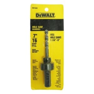 BROCA PARA SACABOCADO DE COPA BIMETALICA 1-1/4"-6", MARCA DEWALT, MODELO 1802