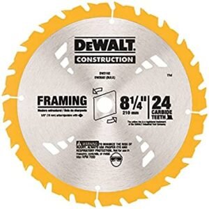 DISCO PARA SIERRA DE 8-1/4" 24T, MARCA DEWALT, MODELO 3182