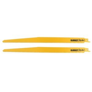 HOJA DE SIERRA SABLE PARA MADERA DE 12" 6 DPP, MARCA DEWALT, MODELO DW4804-2 Z, 2 UNIDADES