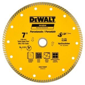 DISCO PARA CORTE DE PORCELANATO DE 7", DIAMANTADO, MARCA DEWALT, MODELO DW57700HP
