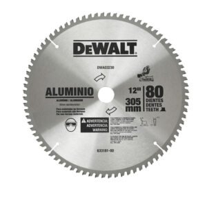 DISCO PARA SIERRA DE 12" 80T, MARCA DEWALT, MODELO DWA03230