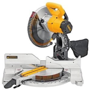 SIERRA INGLETADORA DE 12", 15 AMP, ELECTRICA DE BISEL COMPUESTO, 1600W, MARCA DEWALT, MODELO DWS715