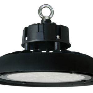 LAMPARA LED HIGH BAY NEGRA DE 200W, MARCA FOCO GREEN ENERGY, MODELO FGE-HBUE-200W50K-D