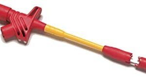 CLIP DE PRUEBA DE PERFORACIÓN RESISTENTE AL AISLAMIENTO; UNA SOLA SONDA PERFORA UN CABLE AISLADO DE 0.25 A 1.5 MM, EL PEQUEÑO ALFILER PERMITE LA AUTOCURACIÓN DEL AISLAMIENTO, 1000 V, 10 A MÁXIMO, MARCA FLUKE, MODELO AC89