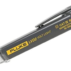 DETECTOR DE VOLTAJE SIN CONTACTO CON LINTERNA, MARCA FLUKE, MODELO LVD2