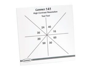 HERRAMIENTA DE PRUEBA DE RESOLUCION DE ALTO CONTRASTE, MARCA GAMMEX A SUN NUCLEAR, MODELO 800417