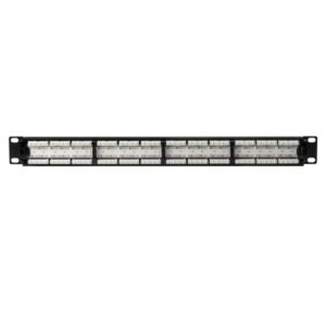 PATCH PANEL DE 24 PUERTOS, CAT.6, NORMADO, 1 UNIDAD DE RACK, HELLERMANN TYTON