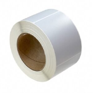 ETIQUETAS DE TRANSFERENCIA TERMICA, 3"x4", POLIESTER METALIZADO COLOR PLATEADO, ROLLO DE 500 UND. PARA IMPRESORAS, MARCA HELLERMANN TYTON