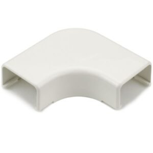 CODO INTERNO PARA CANALETA PLASTICA DE 1-1/4", 6' DE LARGO, COLOR IVORY, MARCA HELLERMANN TYTON