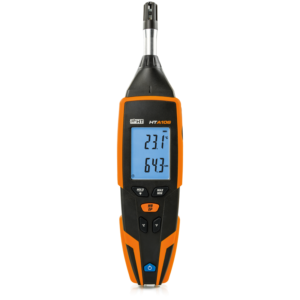 TERMOHIGROMETRO PARA MEDIR TEMPERATURA Y HUMEDAD DEL AIRE, MARCA HT, MODELO HTA106