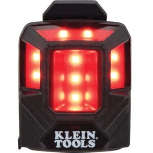 LAMPARA DE SEGURIDAD PARA CASCO, RECARGABLE CON IMAN, MARCA KLEIN TOOLS, MODELO 56063