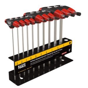 JUEGO DE LLAVES HEXAGONALES (ALLEN) TIPO T, DE 3/32" A 3/8", MARCA KLEIN TOOLS, MODELO JTH610EB