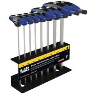 JUEGO DE LLAVES HEXAGONALES (ALLEN) TIPO T, 2, 2.5, 3, 4, 5, 6, 8, 10 MM, MARCA KLEIN TOOLS, MODELO JTH68M
