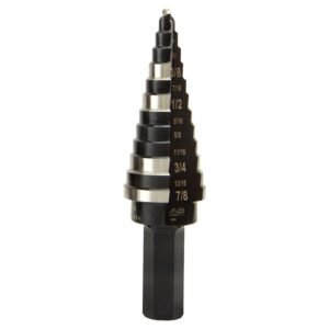 BROCA ESCALONADA No.14, DE 3/16" A 7/8", MARCA KLEIN TOOLS, MODELO KTSB14