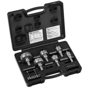 JUEGO DE SACABOCADOS DE 8 PIEZAS, DE 7/8" A 2-1/2", MARCA KLEIN TOOLS, MODELO 31873