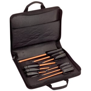 JUEGO DE DESTORNILLADORES AISLADOS 1000V, 9 PIEZAS, MARCA KLEIN TOOLS, MODELO 33528