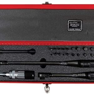 KIT DE TORQUIMETRO PARA MAESTRO ELECTRICISTA, DE 25 PIEZAS, MARCA KLEIN TOOLS, MODELO 57060