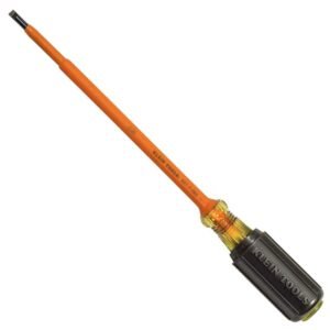DESTORNILLADOR AISLADO 1000V PLANO, DE 3/16", DE 7", MARCA KLEIN TOOLS, MODELO 601-7-INS