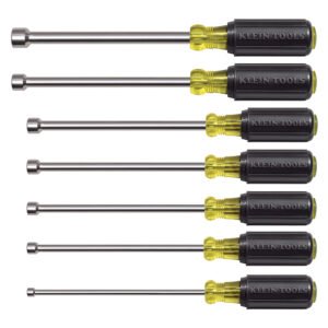JUEGO DE DESTORNILLADORES DE CUBO DE 7 PIEZAS, 3/16" A 1/2", MARCA KLEIN TOOLS, MODELO 647M