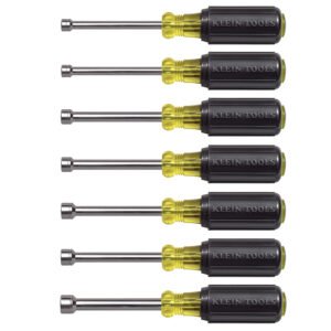 JUEGO DE DESTORNILLADORES DE CUBO DE 7 PIEZAS, DE 5 A 10 MM, MARCA KLEIN TOOLS, MODELO 65160