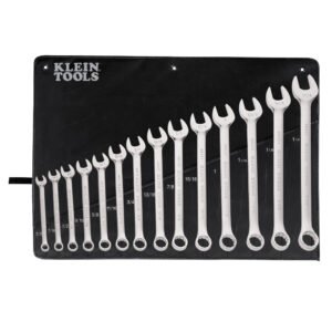 JUEGO DE LLAVES COMBINADAS DE 14 PIEZAS, DE 3/8" A 1-1/4", MARCA KLEIN TOOLS, MODELO 68406