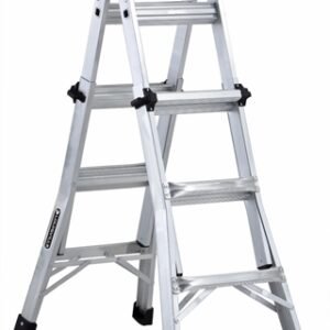 ESCALERA MULTIUSOS TIPO A DE 13 PIES, ALUMINIO, 300 LB, MARCA LOUISVILLE