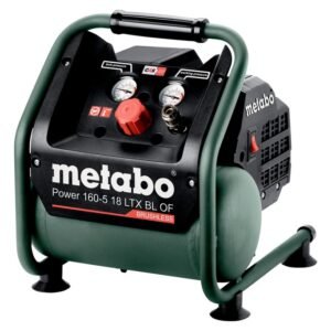 COMPRESOR INALAMBRICO POWER 160-5 18 LTX BL, 5 LITROS, 116 PSI, MARCA METABO, MODELO 601521850