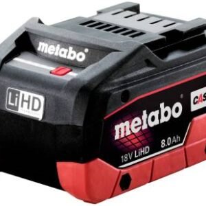 BATERIA LIHD 18V - 8.0 AH, MARCA METABO, MODELO 625369000