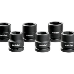 JUEGO DE CUBOS DE IMPACTO DE 3/4" DE 8 PIEZAS (21,22,24,26,27,28,30,32 MM), MARCA METABO, MODELO 628834000