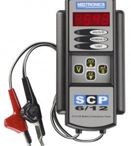 MEDIDOR DE BATERIAS, MARCA MIDTRONICS, MODELO SCP100