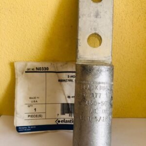 TERMINAL DOBLE OJO P/C #500 AL Y CU, #477 ACSR, MODELO N0330, MARCA THOMAS & BETTS