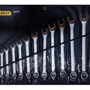 LLAVES COMBINADAS DE 14 PIEZAS, DE 3/8" A 1-1/4", MARCA STANLEY, MODELO 86-970