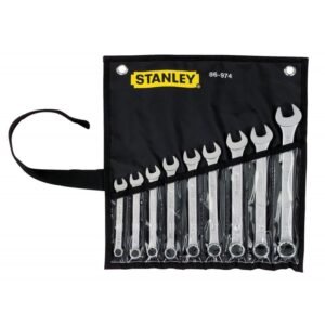 LLAVES COMBINADAS DE 9 PIEZAS, DE 8 A 17 MM, MARCA STANLEY, MODELO 86-974
